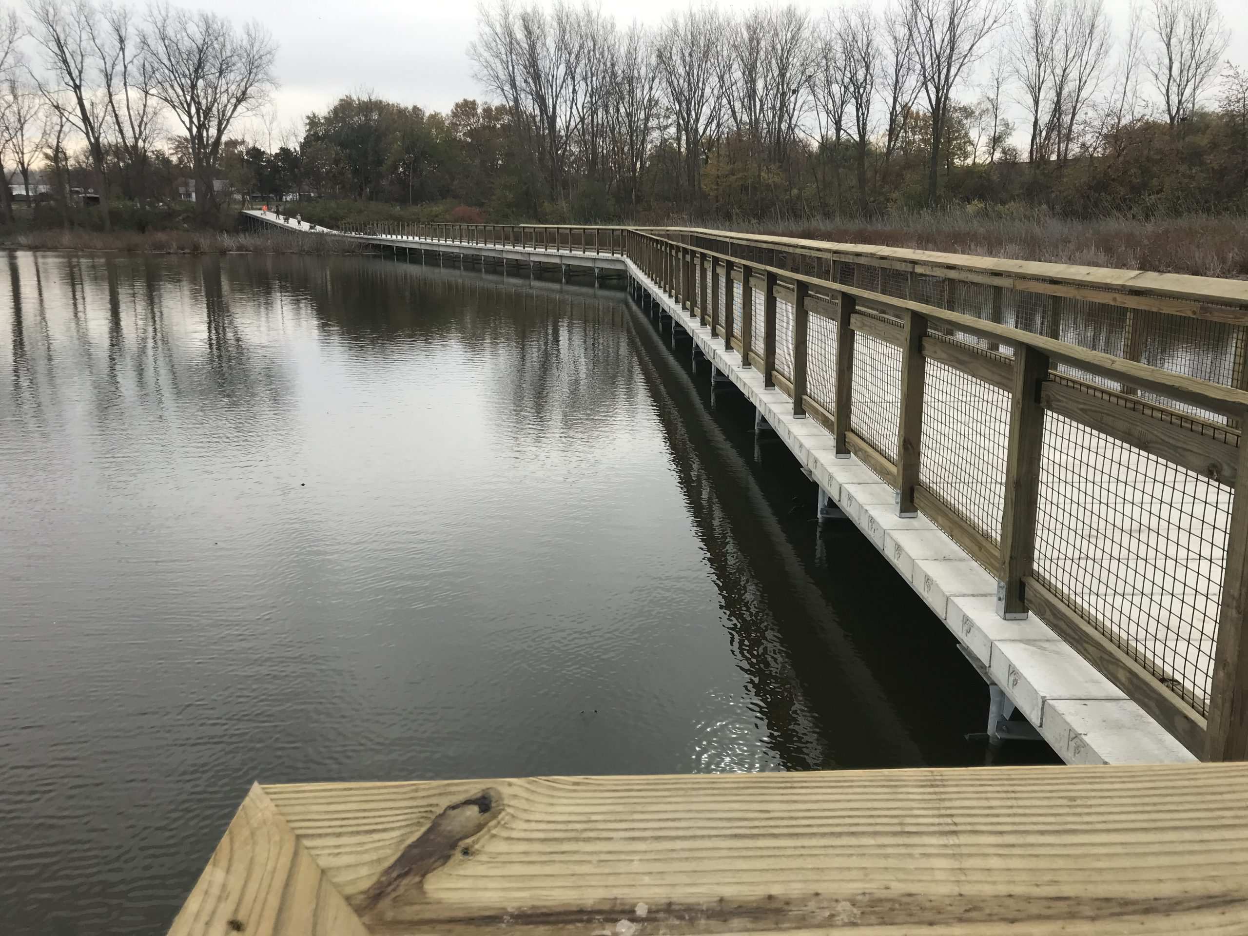 Marine concrete boardwalks