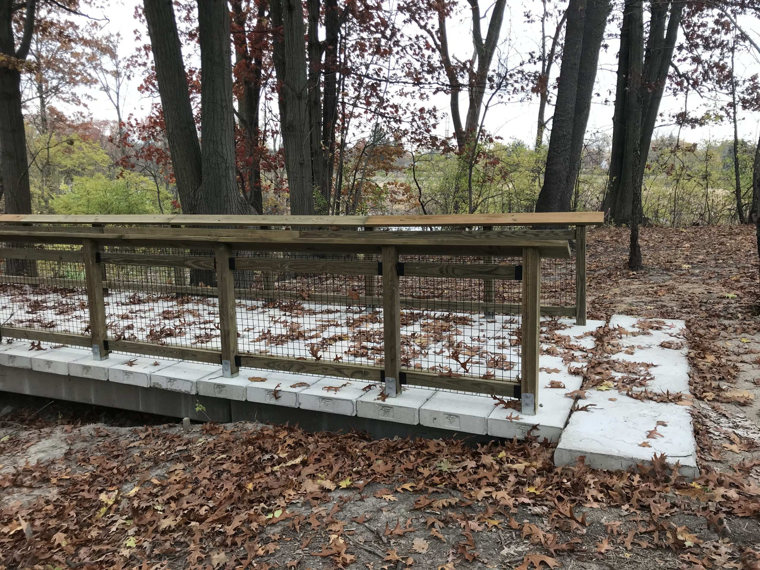 park concrete walking trails