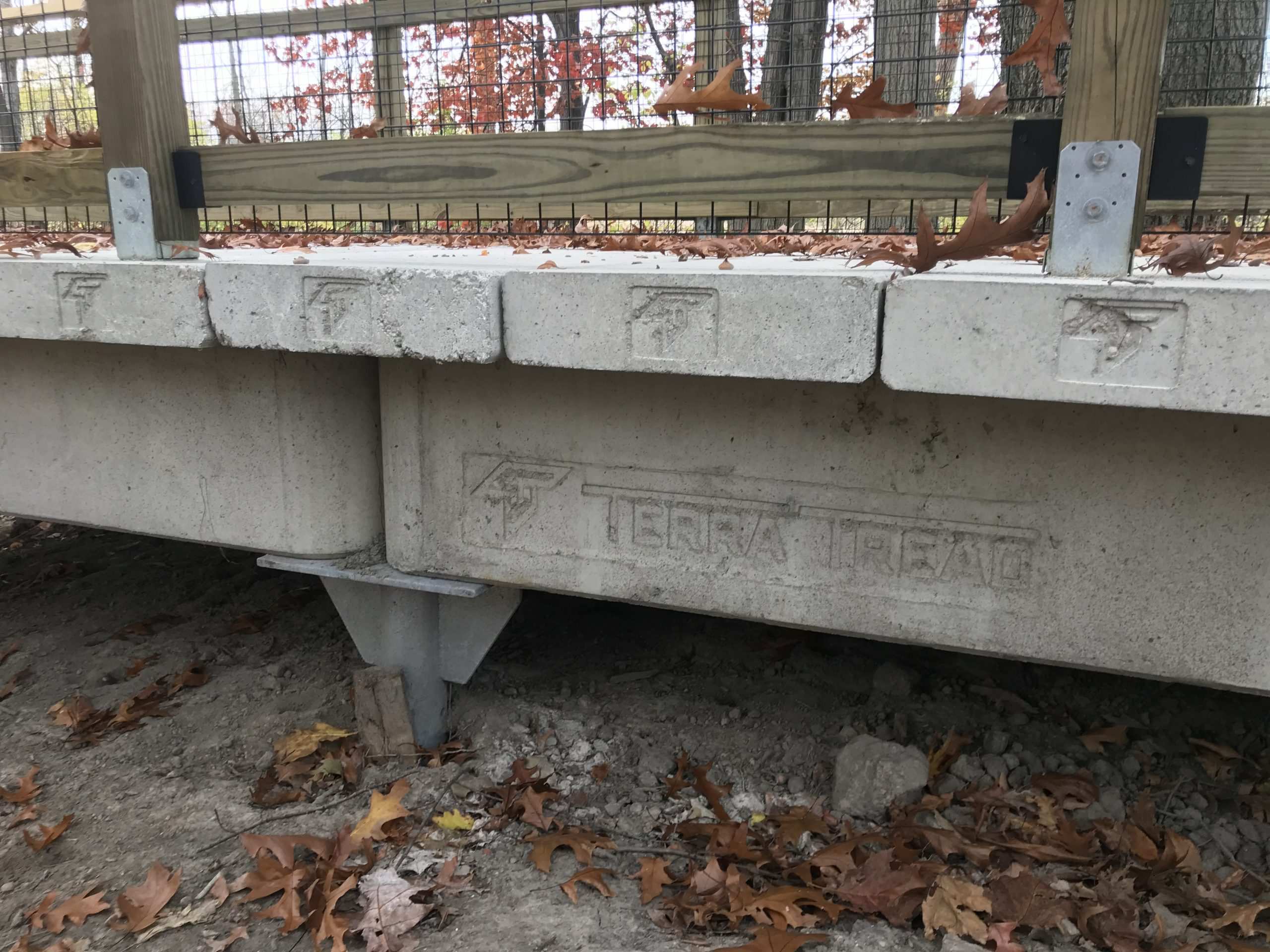 Robust engineering solution - concrete boardwalks